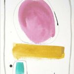 <strong>Balance</strong><br />watercolor on paper 22” X 26” framed Balance