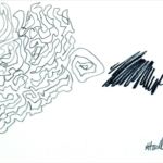 <strong>From Here To There</strong><br />graphite on paper 21” X 17” framed From Here To There