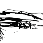 <strong> Landscape With Cabin  </strong><br />20in X26in Landscape With Cabin