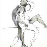 <strong>In the Beginning</strong><br />
watercolor on paper, 20” X 17” framed In the Beginning