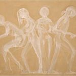 <strong>Mythica</strong><br />51in X 103in - mixed media on canvas   <strong>SOLD </strong> Mythica