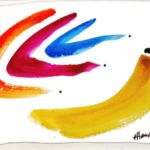 <strong>Nova</strong><br />watercolor on paper 22” X 26” framed Nova