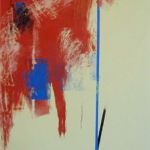 <strong>  Undial #3</strong><br />acrylic on canvas 40” X 30” Undial #3