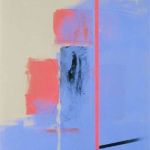 <strong>  Undial #4</strong><br />acrylic on canvas 40” X 30” Undial #4