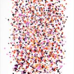 <strong>Connectivity In Violet</strong><br /> 
acrylic on canvas 40” X 30” Connectivity - In Violet